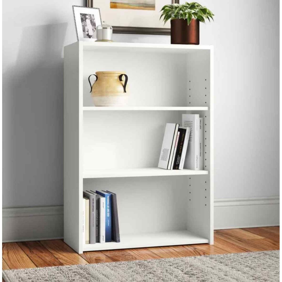 VENTITAS HOME - Librero Organizador Lana Ventitas Home Blanco