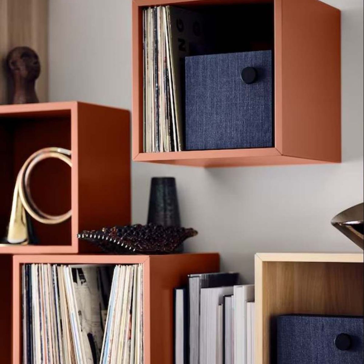 VENTITAS HOME - Cubo Repisa Ventitas Home Rojo