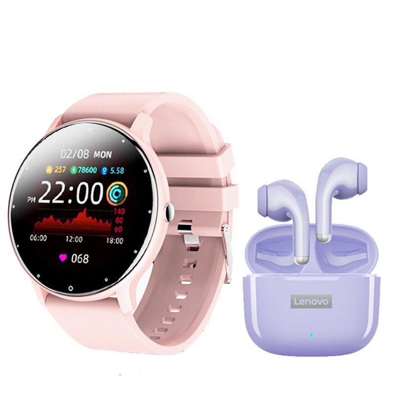 LENOVO - Audífonos Lenovo LP40 Pro Tws y Toumi Fit 2 watch Reloj inteligente