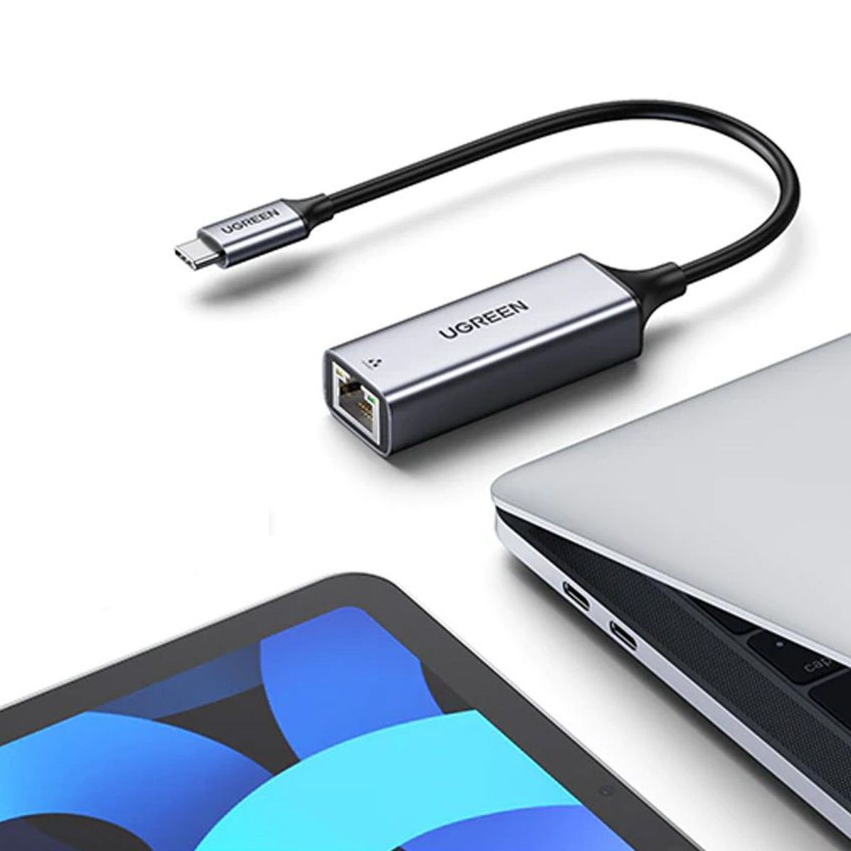 UGREEN - Adaptador USB C RJ45 Red Ethernet Compatible con MacBook PC 1000mbps