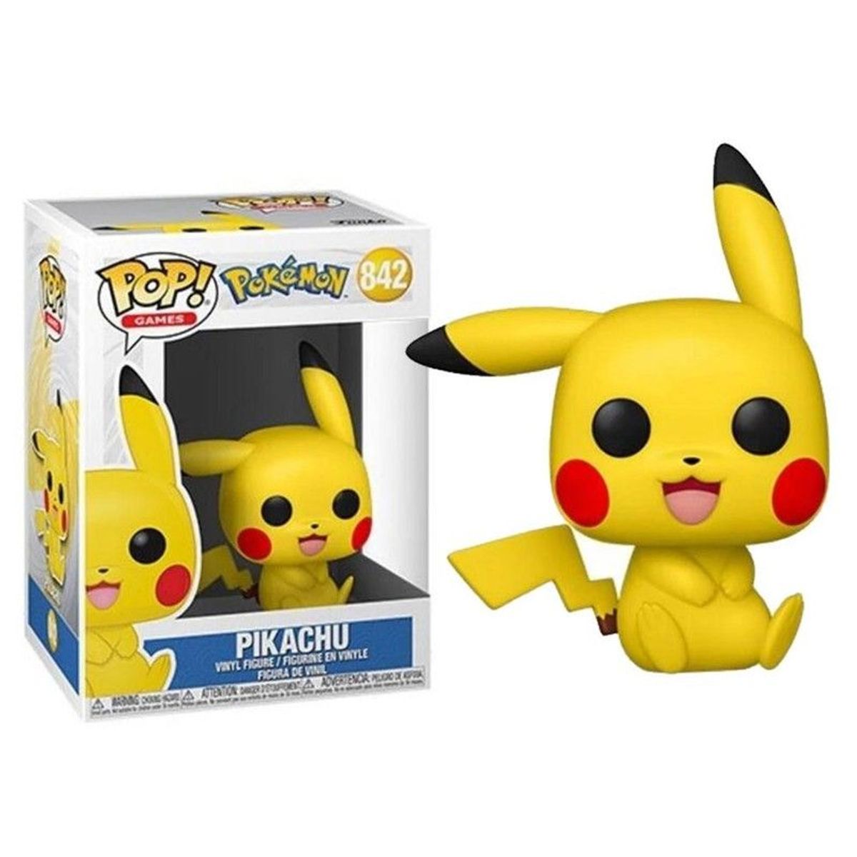 FUNKO - Funko Pop Pokemon - Pikachu Sentado 842