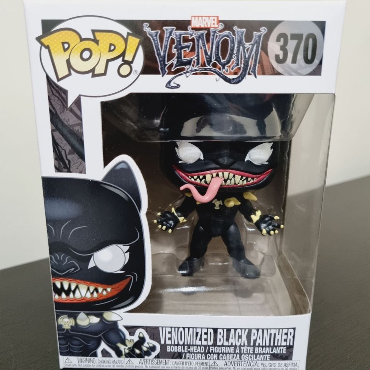 FUNKO - Funko Pop Marvel Venom - Venomized Black Panther 370