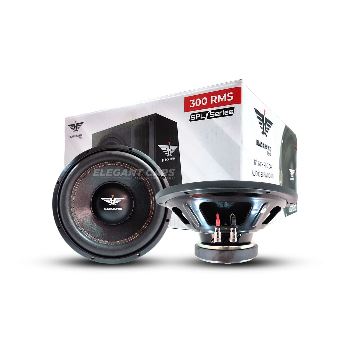BLACK HAWK - Subwoofer Black Hawk 1000w 300w Rms Potencia Sw12300zt