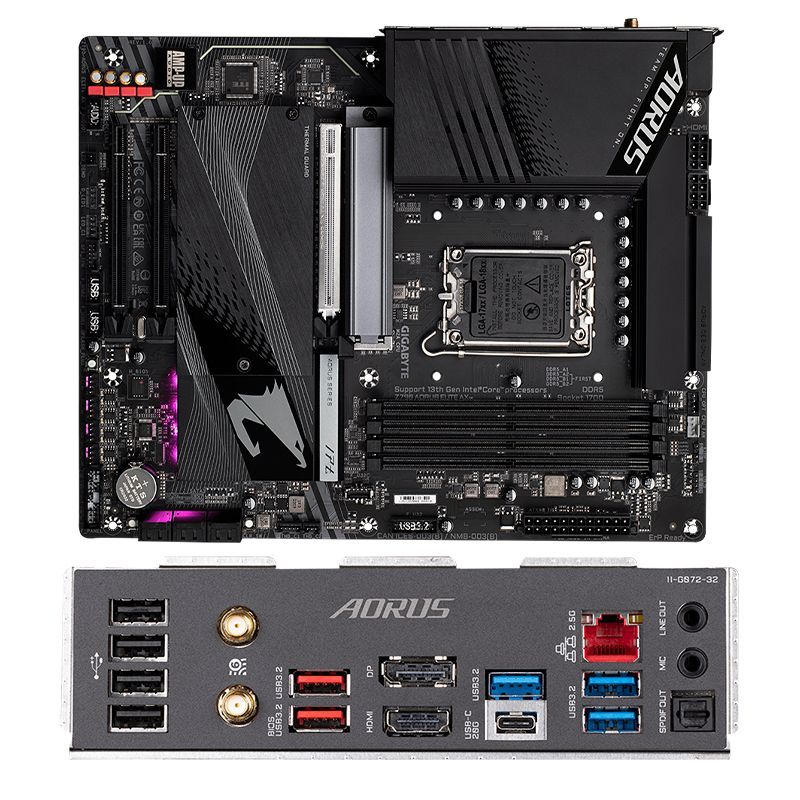 ASUS - Motherboard Gigabyte Z790 AORUS ELITE AX rev 10 LGA1700 ATX