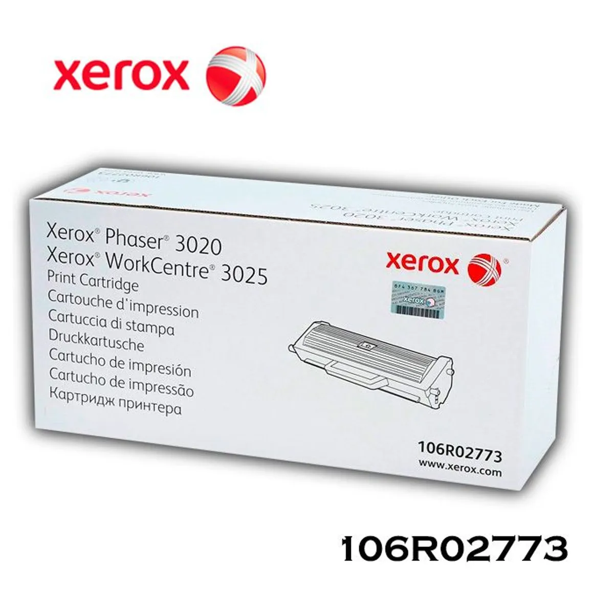 XEROX - TONER XEROX 106R02773 PHASER 3020 / WC 3025 original