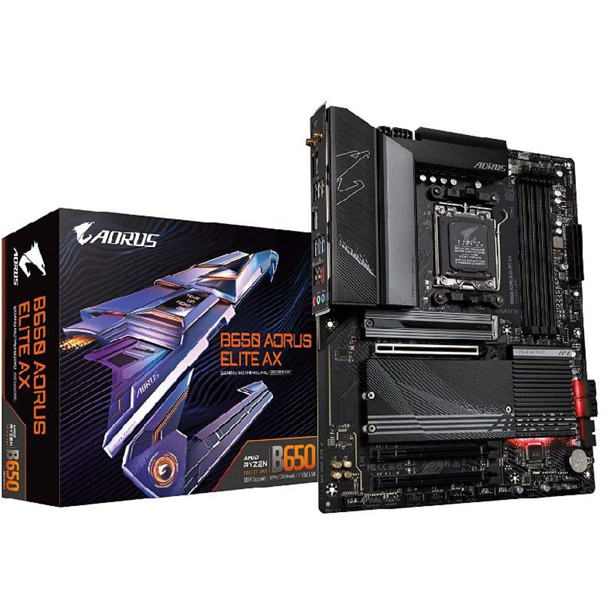GIGABYTE - Motherboard Gigabyte B650 AORUS ELITE AX AMD AM5 ATX