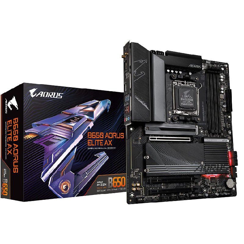 GIGABYTE - Motherboard Gigabyte B650 AORUS ELITE AX AMD AM5 ATX