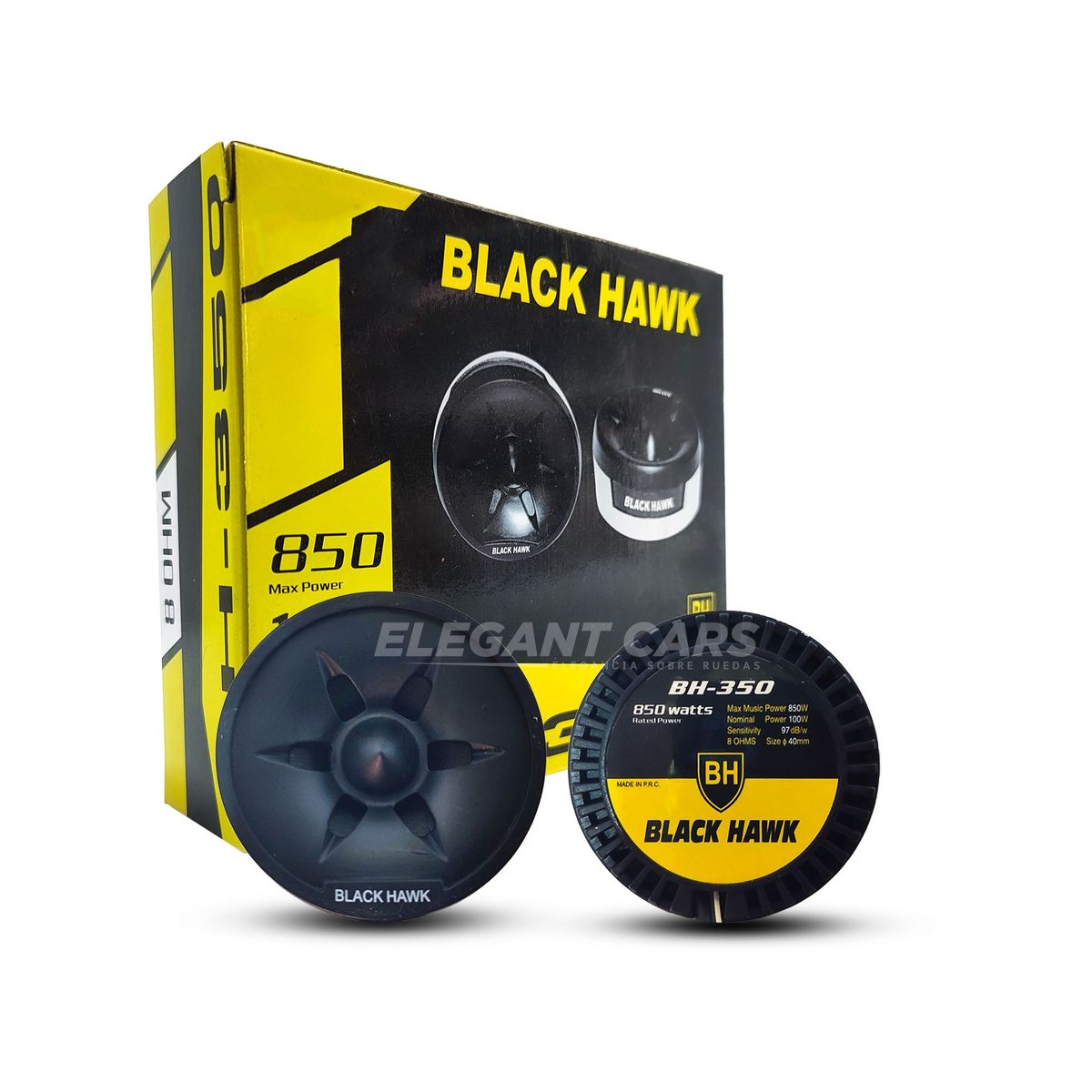 BLACK HAWK - Tweeter Black Hawk 850w Max Power Peak Bh-350