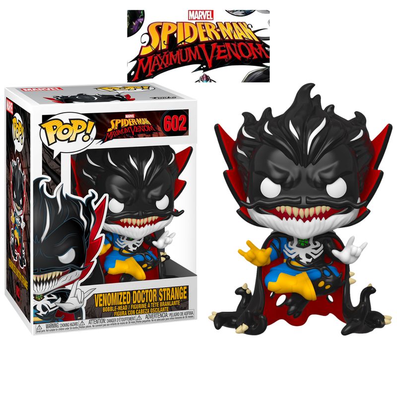 FUNKO - Funko Pop Venomized Doctor Strange Maximum Venom caja dañada