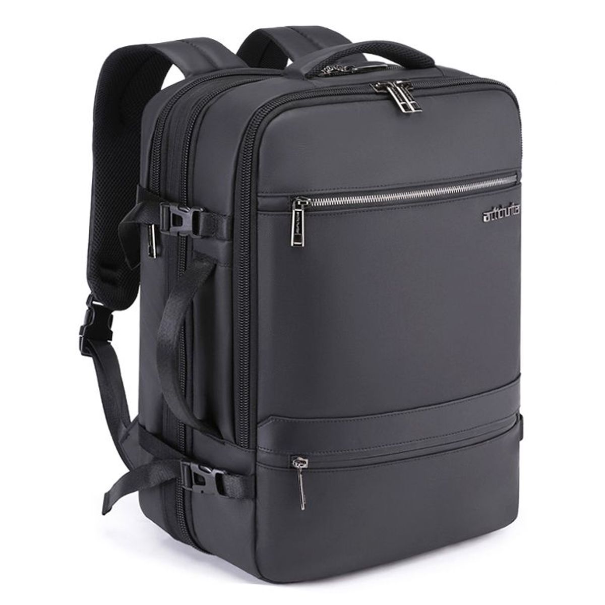 ARCTIC HUNTER - Mochila Hombre Arctic Hunter 0350 Expandible Viaje Laptop Negro