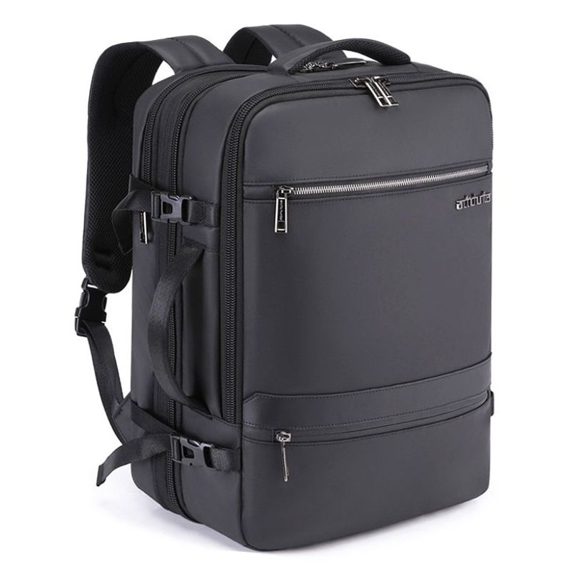 ARCTIC HUNTER - Mochila Hombre Arctic Hunter 0350 Expandible Viaje Laptop Negro