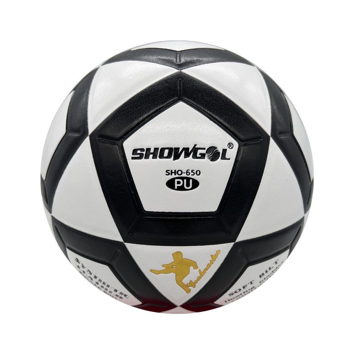 SHOWGOL - Pelota de Fútbol Showgol FX PU Talla 5 - Negro.