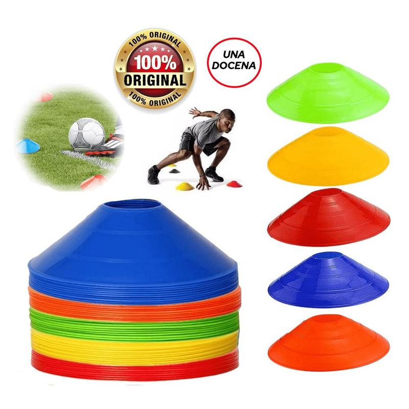 HOLGU - Discos para entrenamiento X10 futbol running gimnasia