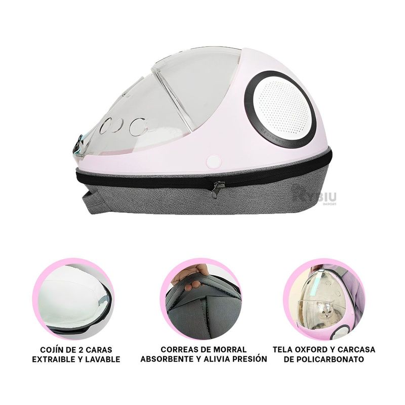 GENERICO - Moderna Mochila Huevo de Color Rosado