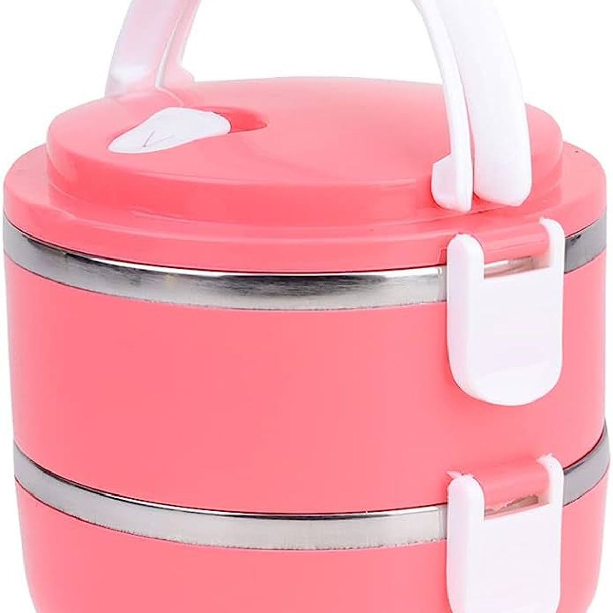 GENERICO - Lonchera térmica acero almuerzo refrigerio-colegio taper 2niveles