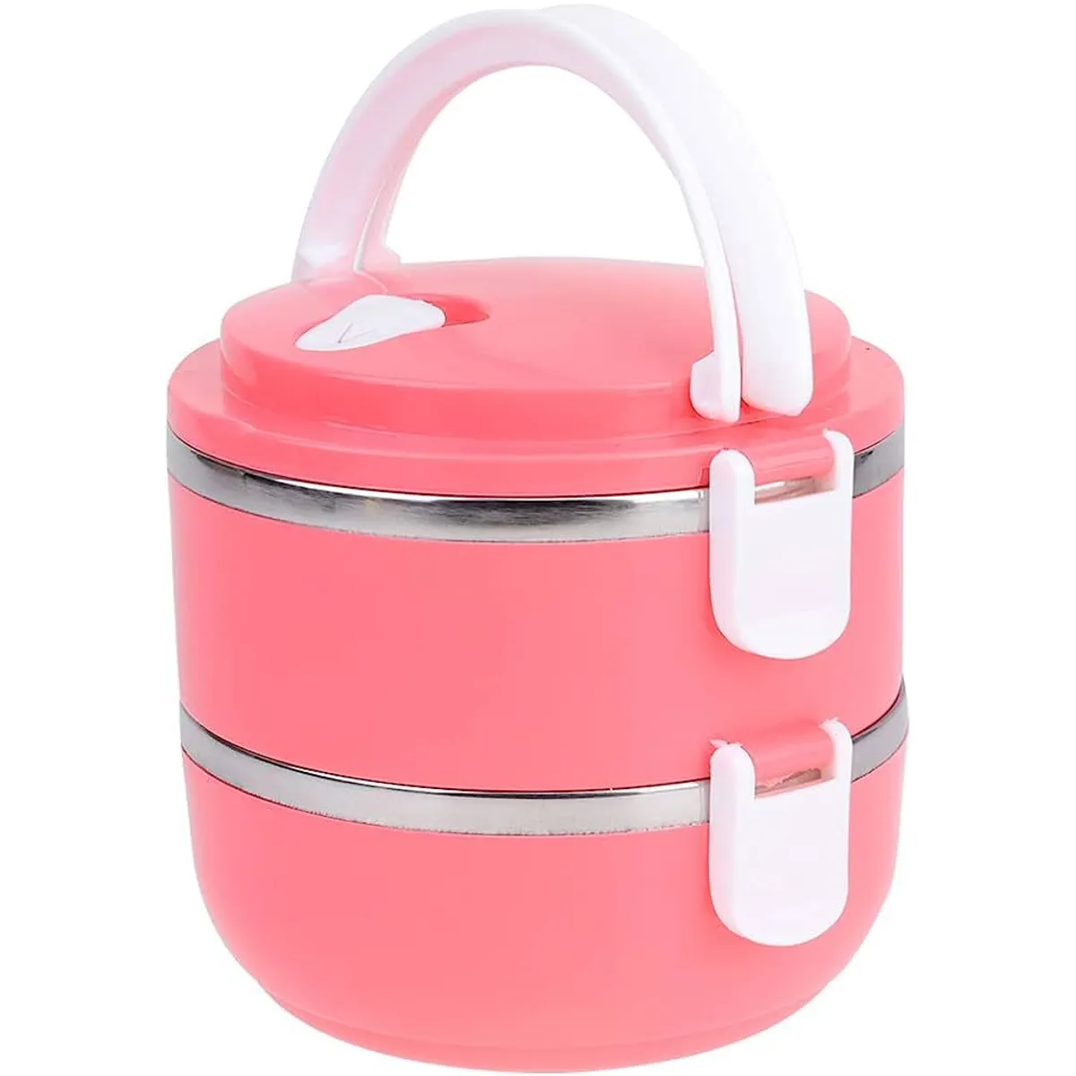 GENERICO - Lonchera térmica acero almuerzo refrigerio-colegio taper 2niveles