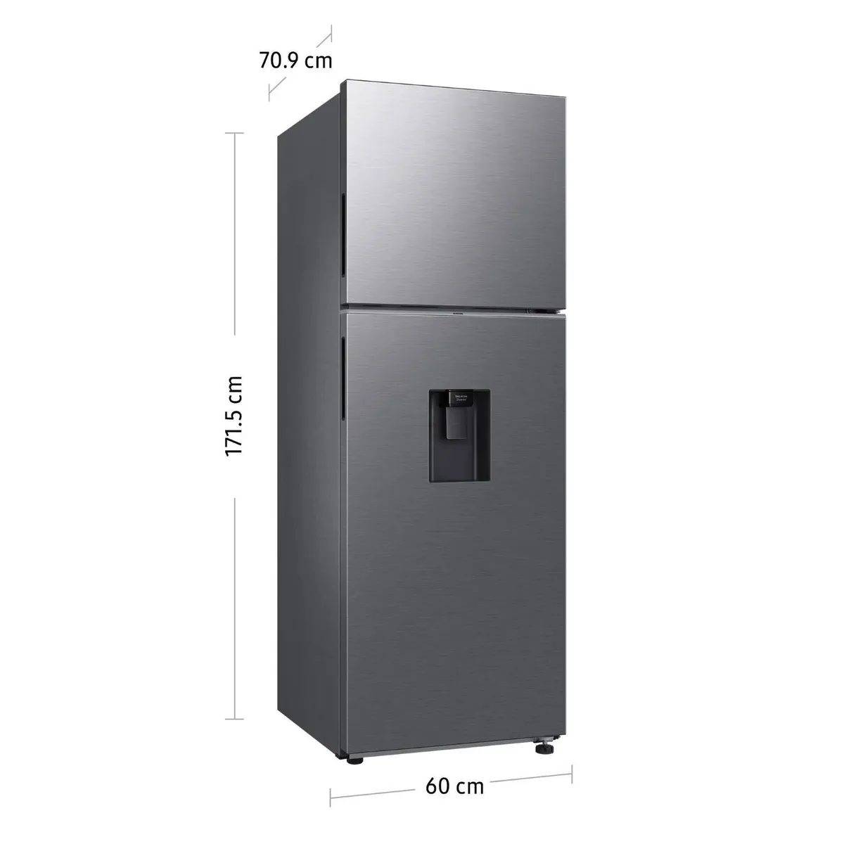 SAMSUNG - Refrigeradora Samsung No Frost 341L RT35DG5720S9PE - Inox