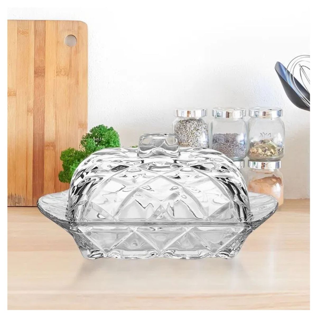 INSPIRA MARKET - Mantequillero Plato Porta Mantequilla Exclusiva