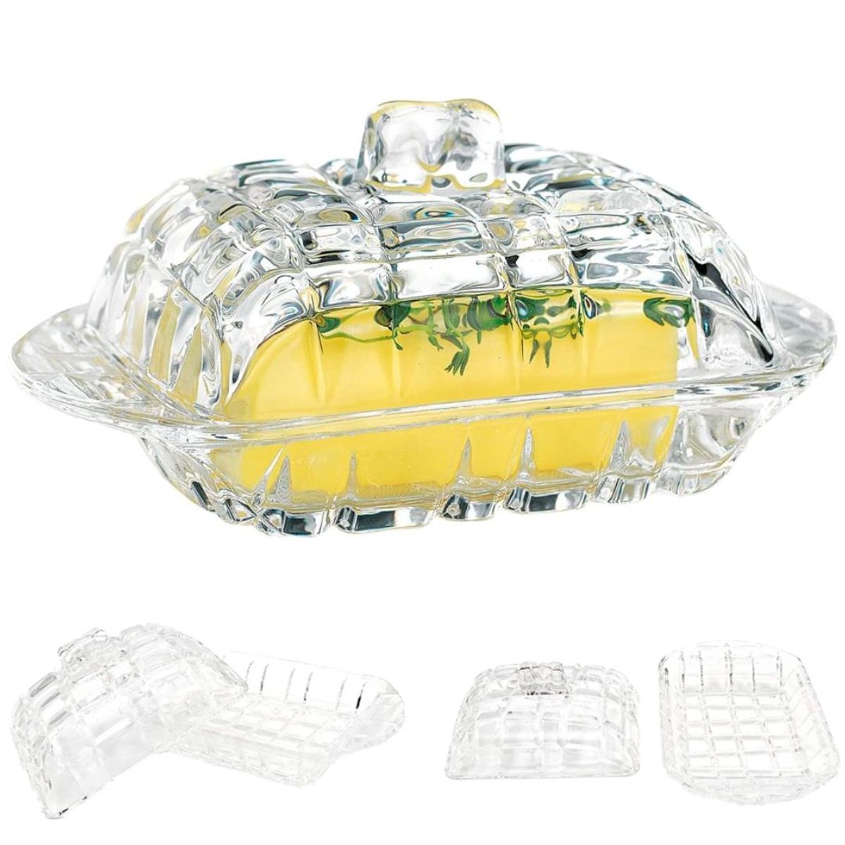 INSPIRA MARKET - Mantequillero Plato Porta Mantequilla Exclusiva