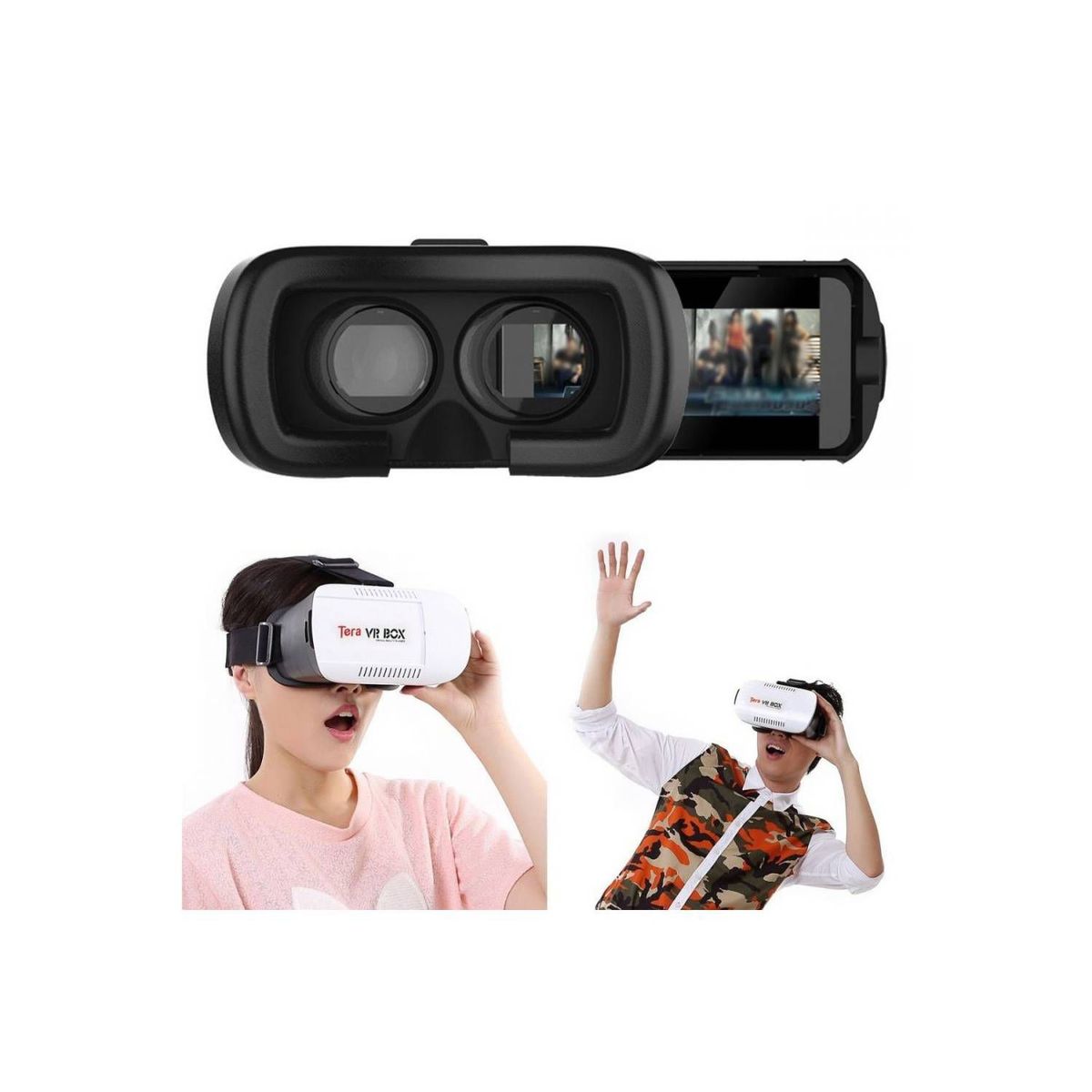 GENERICO - Lentes De Realidad Virtual Vr Box 360° Control Vr Bluetooth