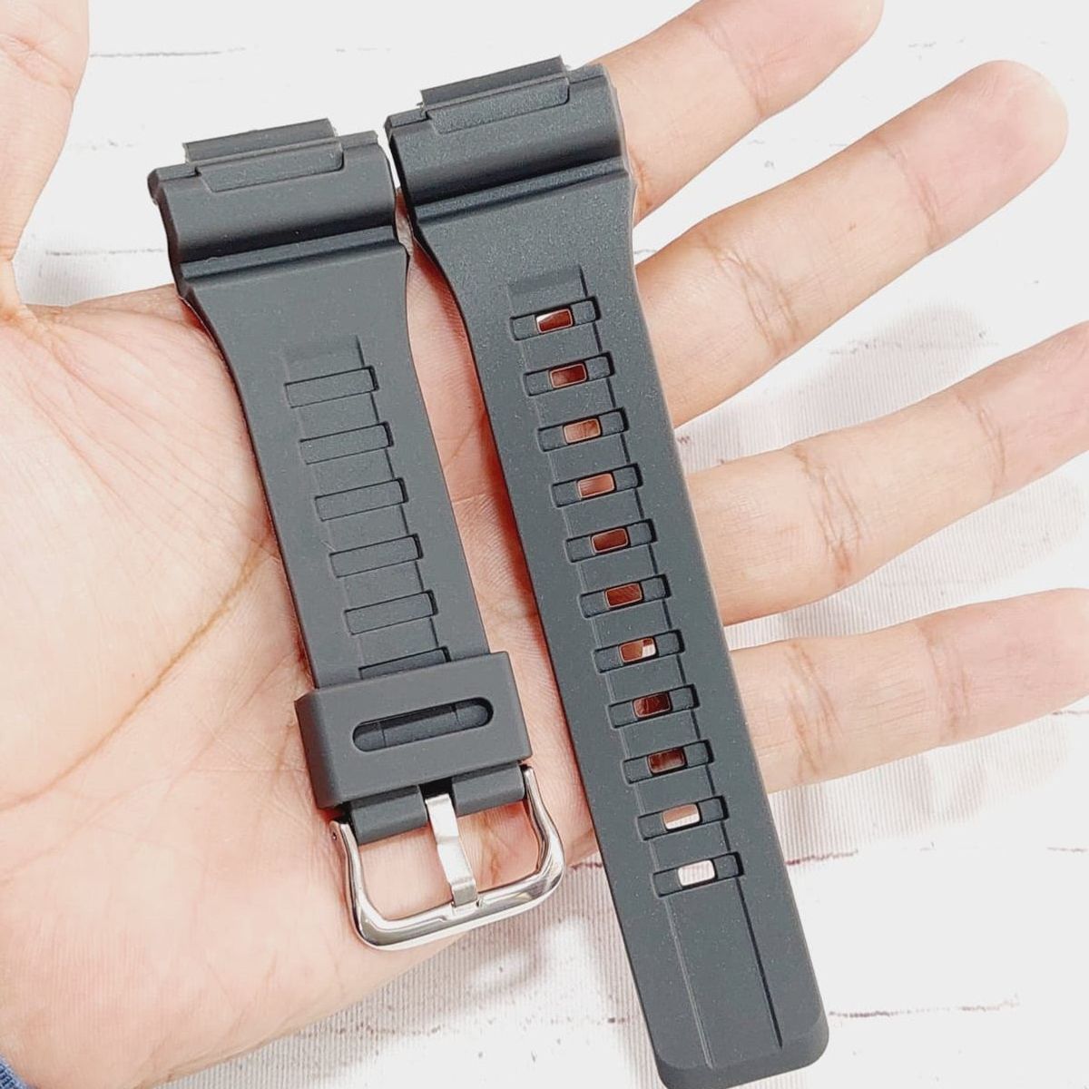 GENERICO - Correa Repuesto para CASIO AQ-S810W / 800 - Plomo