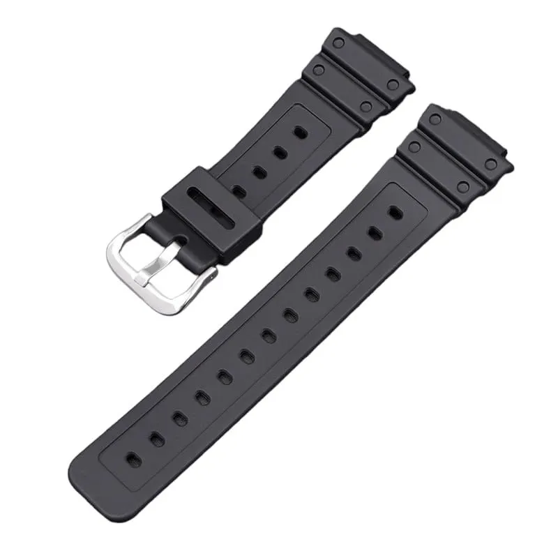 GENERICO - Correa Repuesto para CASIO G-SHOCK DW-5600  GA-2100 - Negro