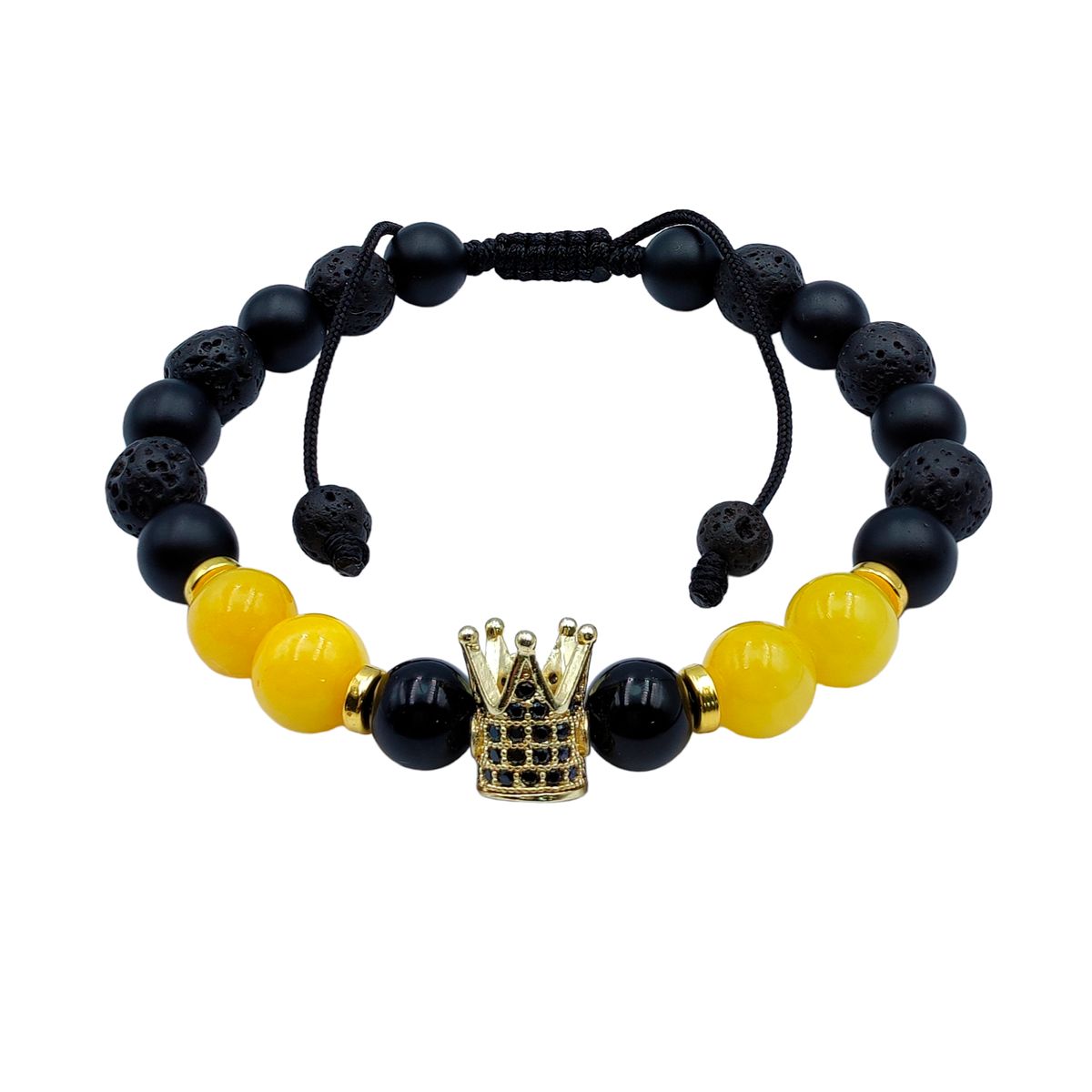 JOYERIA FENIX - Pulsera Corona Dorado - Joyería Fénix