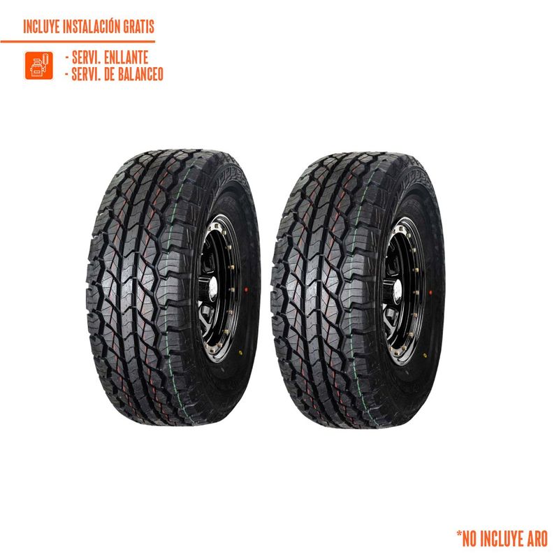 GENERICO - Pack de 2 Llantas 235/65R17 RYDANZ RAPTOR R09 108H BL XL4 PR