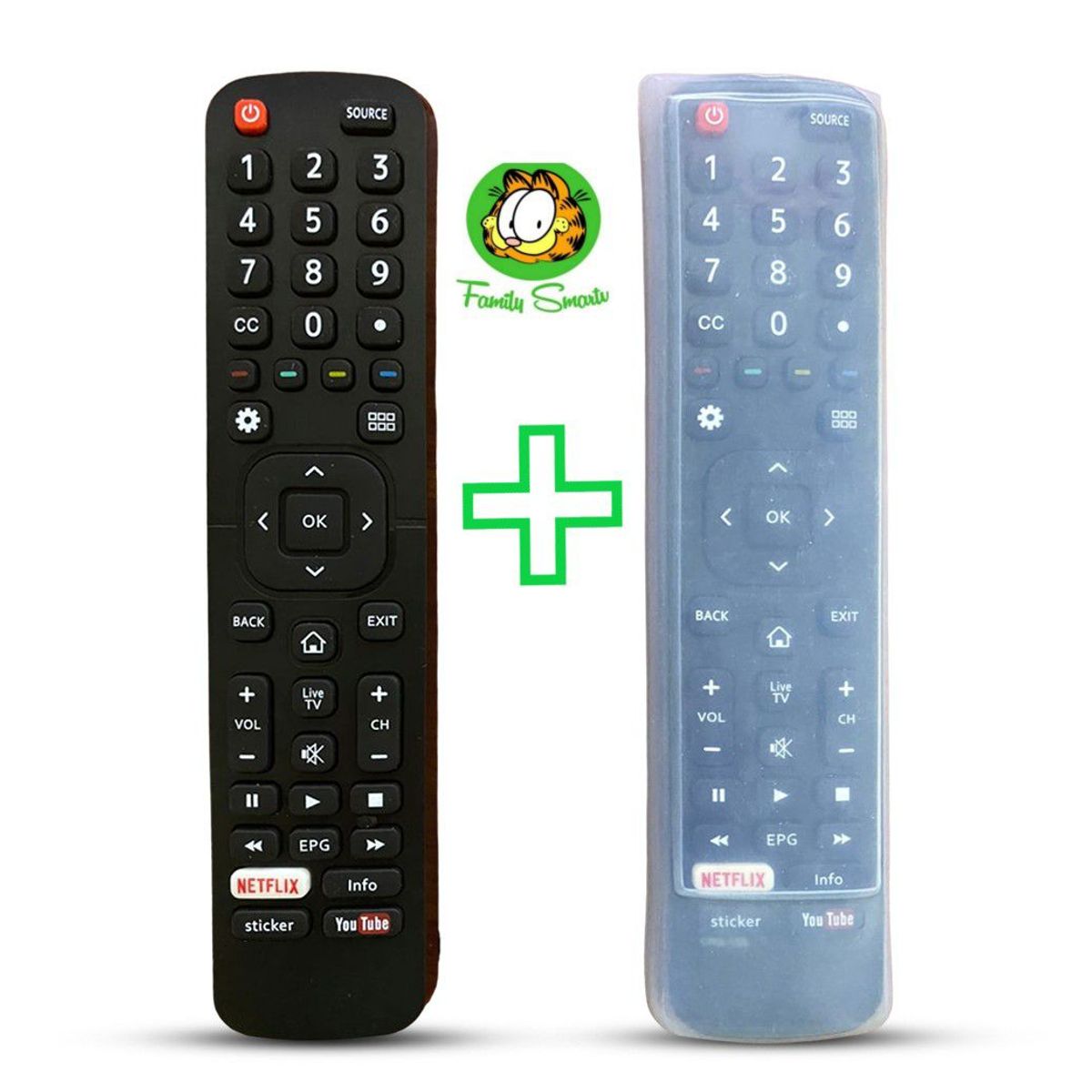 UNIVERSAL - Control remoto hisense para smart tv  Funda Silicona Suave