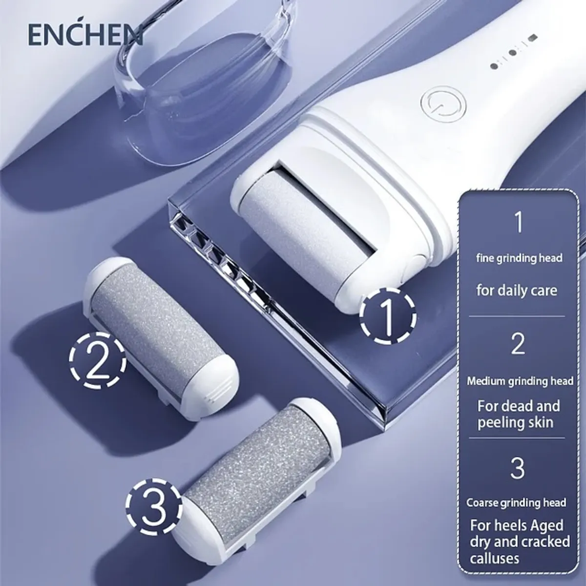 ENCHEN - Removedor de callos electrico Enchen Rock