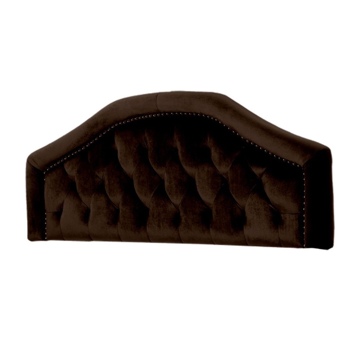 MAVISAC - Cabecera Reina Mavisac Plaza King Color Chocolate - Ultracuero