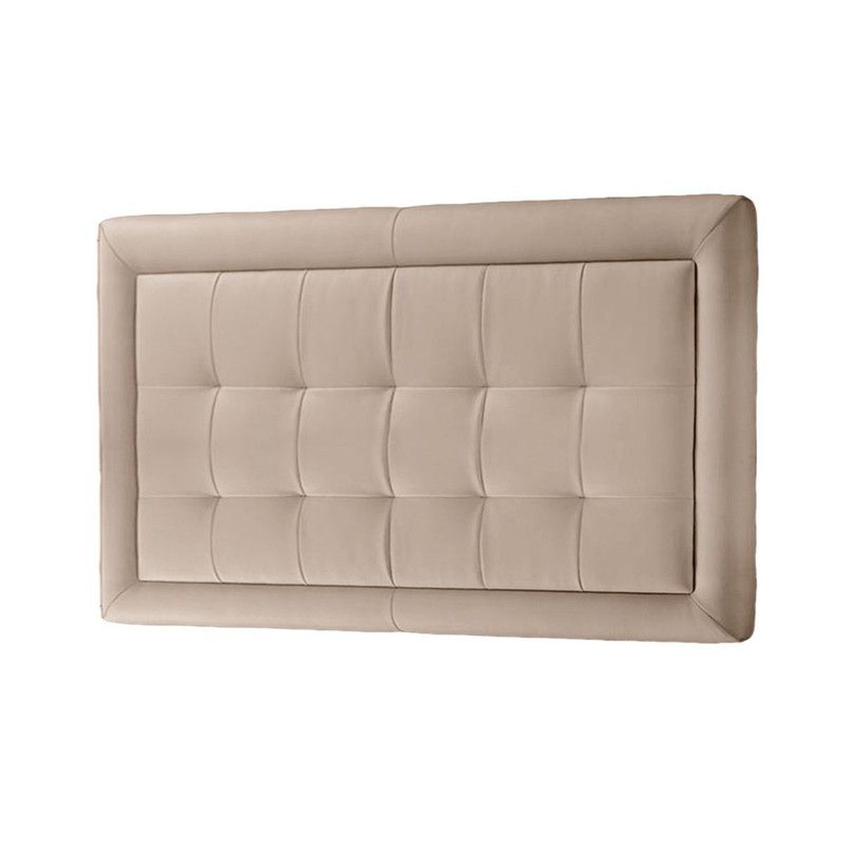 MAVISAC - Cabecera Square Mavisac Plaza King Color Beige - Ultracuero