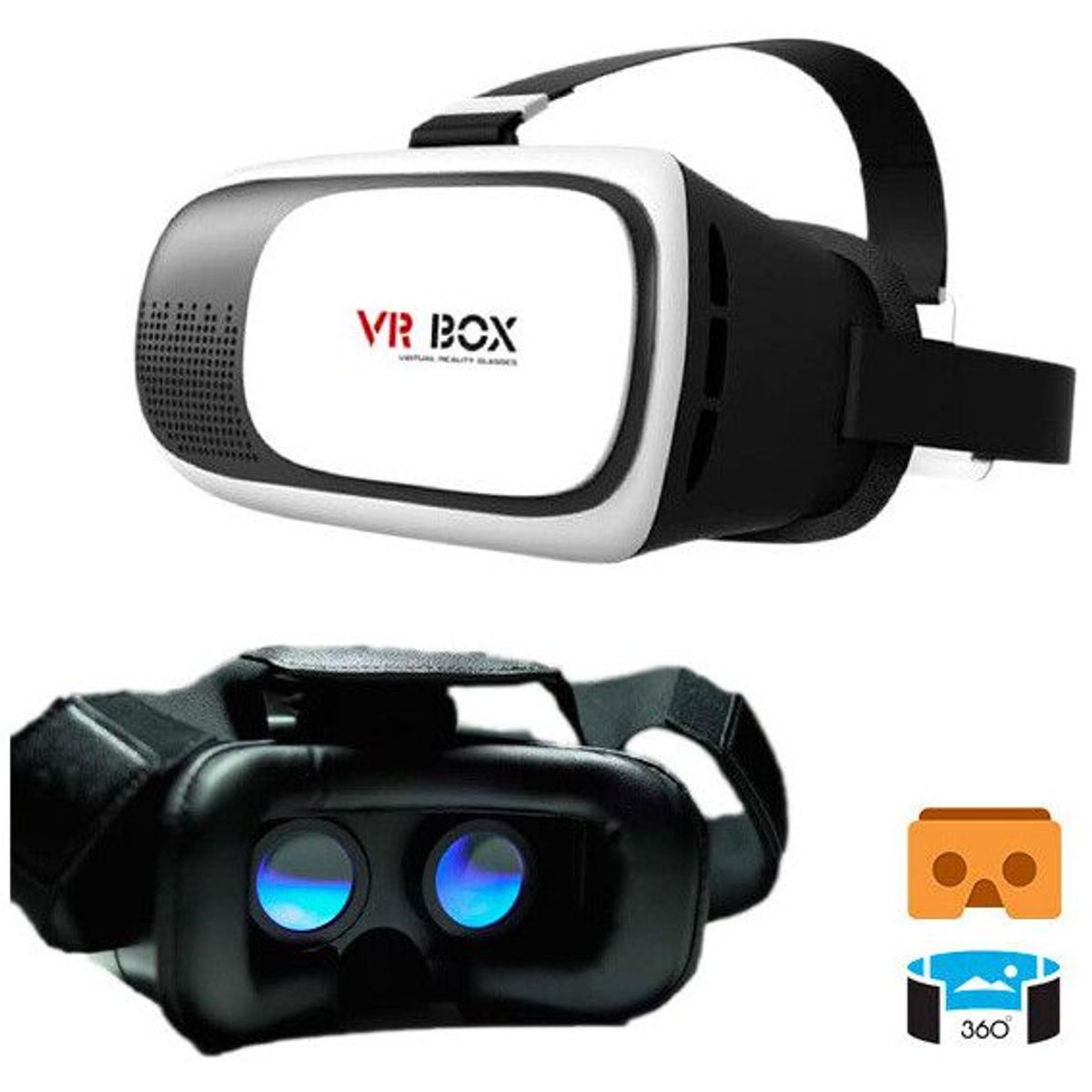 GENERICO - Google cardboard lentes realidad virtual 3d vr box