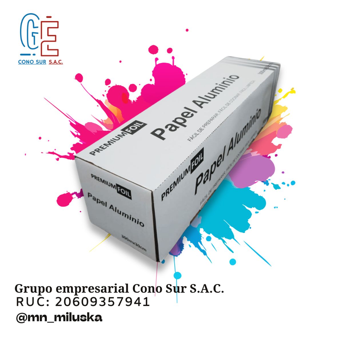 GENERICO - PAPEL ALUMINIO PREMIUMFOIL