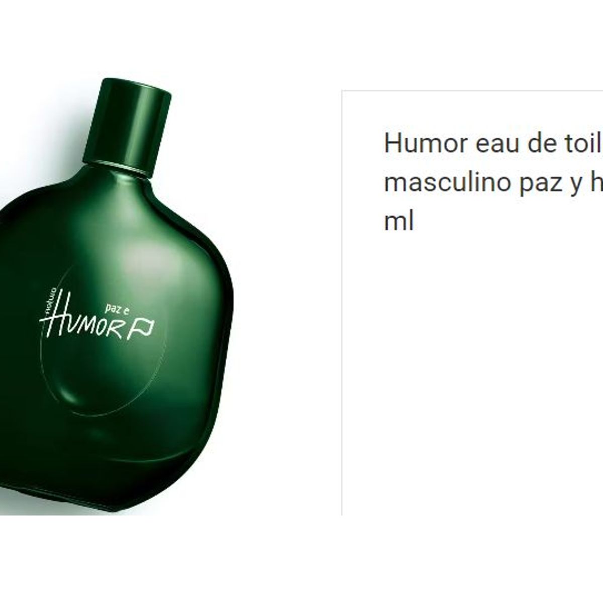 NATURA - Perfume paz y humor Natura Masculino 75 ml