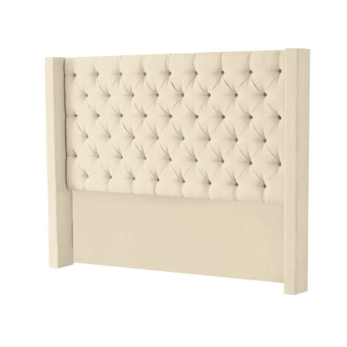 MAVISAC - Cabecera Master Rey Mavisac Plaza Queen Color Marfil - Ultra Cuero