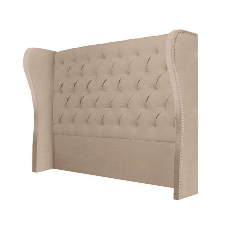 MAVISAC - Cabecera Safiro Mavisac Plaza Queen Color Beige - Tela