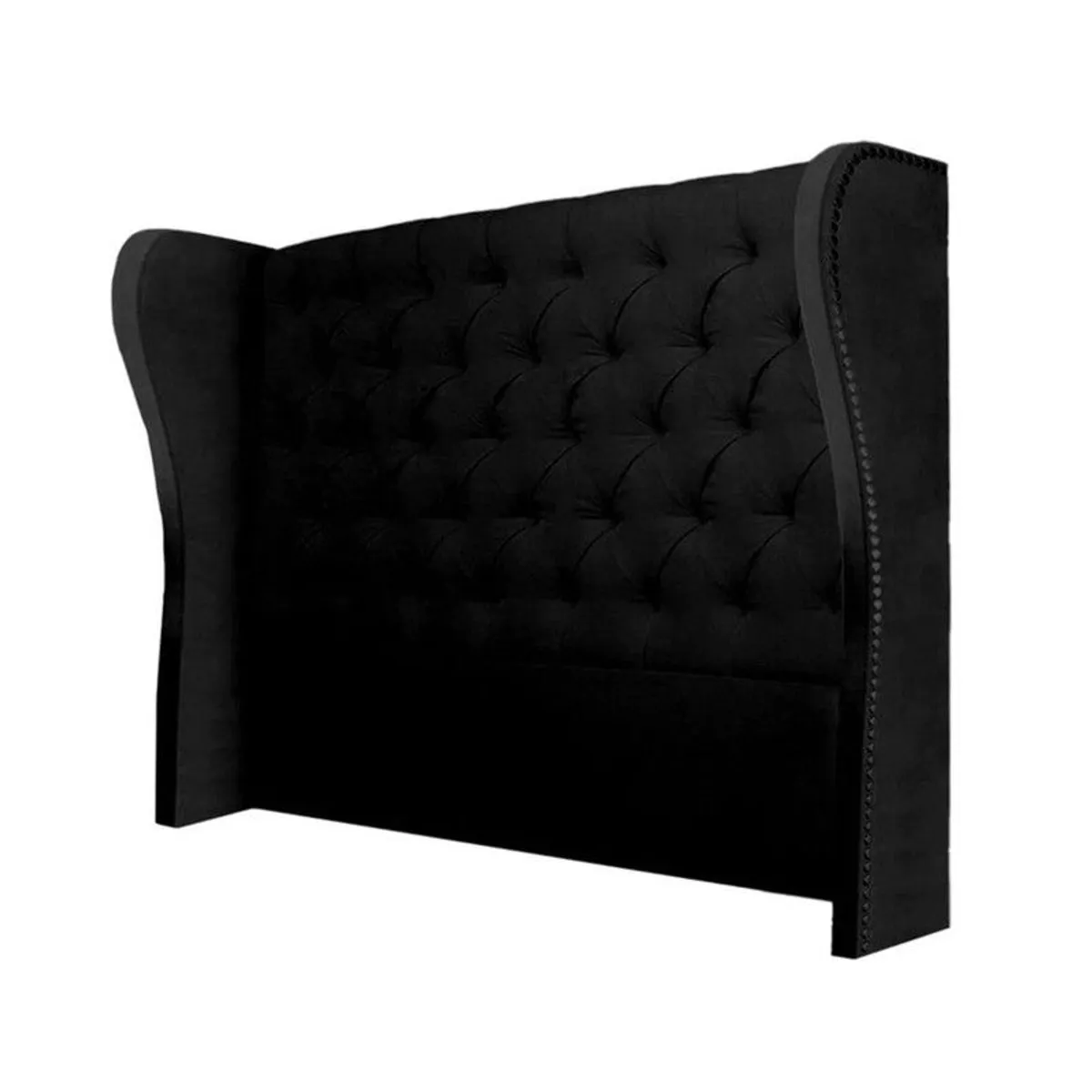 MAVISAC - Cabecera Safiro Mavisac Plaza Queen Color Negro - Ultracuero