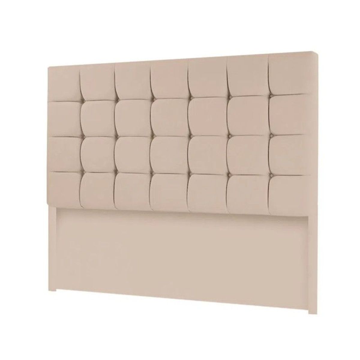 MAVISAC - Cabecera Cubes Mavisac Plaza Queen Color Beige - Tela