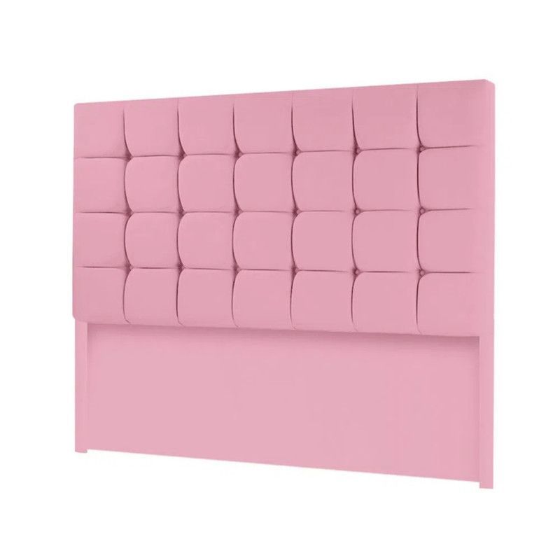 MAVISAC - Cabecera Cubes Mavisac Plaza Queen Color Rosado - Tela