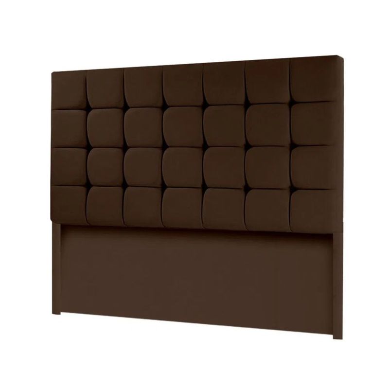 MAVISAC - Cabecera Cubes Mavisac Plaza King Color Chocolate - Tela