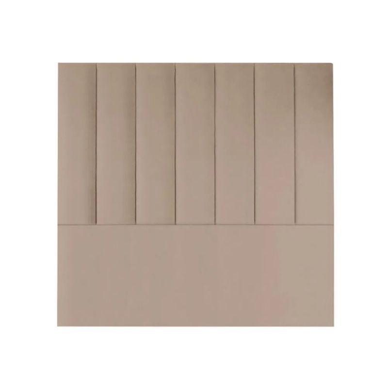 MAVISAC - Cabecera Tosco Mavisac Plaza Queen Color Beige - Ultracuero