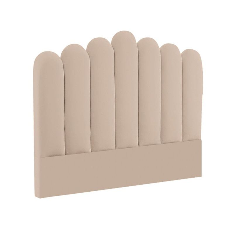 MAVISAC - Cabecera Tov Forniture Mavisac Plaza Queen Color Beige - Tela