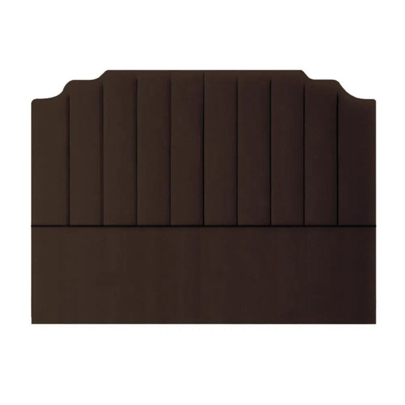 MAVISAC - Cabecera 24KF Mavisac Plaza Queen Color Chocolate - Tela