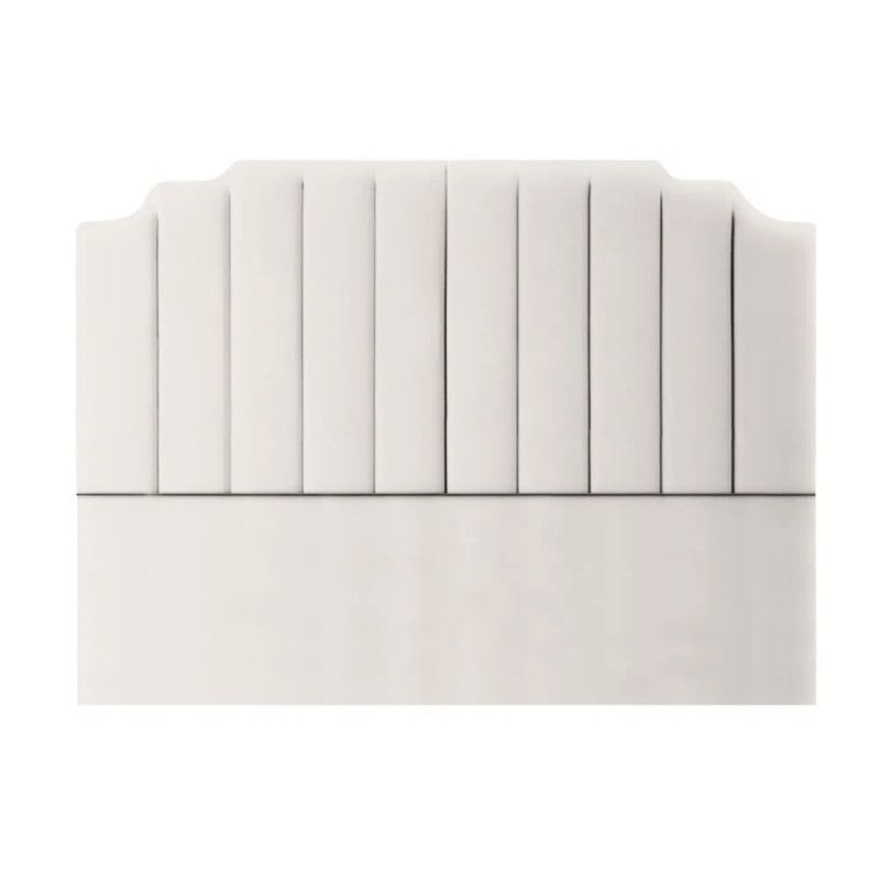 MAVISAC - Cabecera 24KF Mavisac Plaza Queen Color Marfil - Ultra Cuero