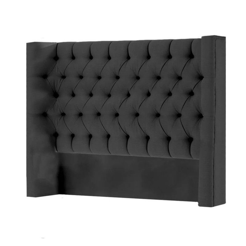 MAVISAC - Cabecera Knightsbridge Mavisac Plaza Queen Color Gris - Tela
