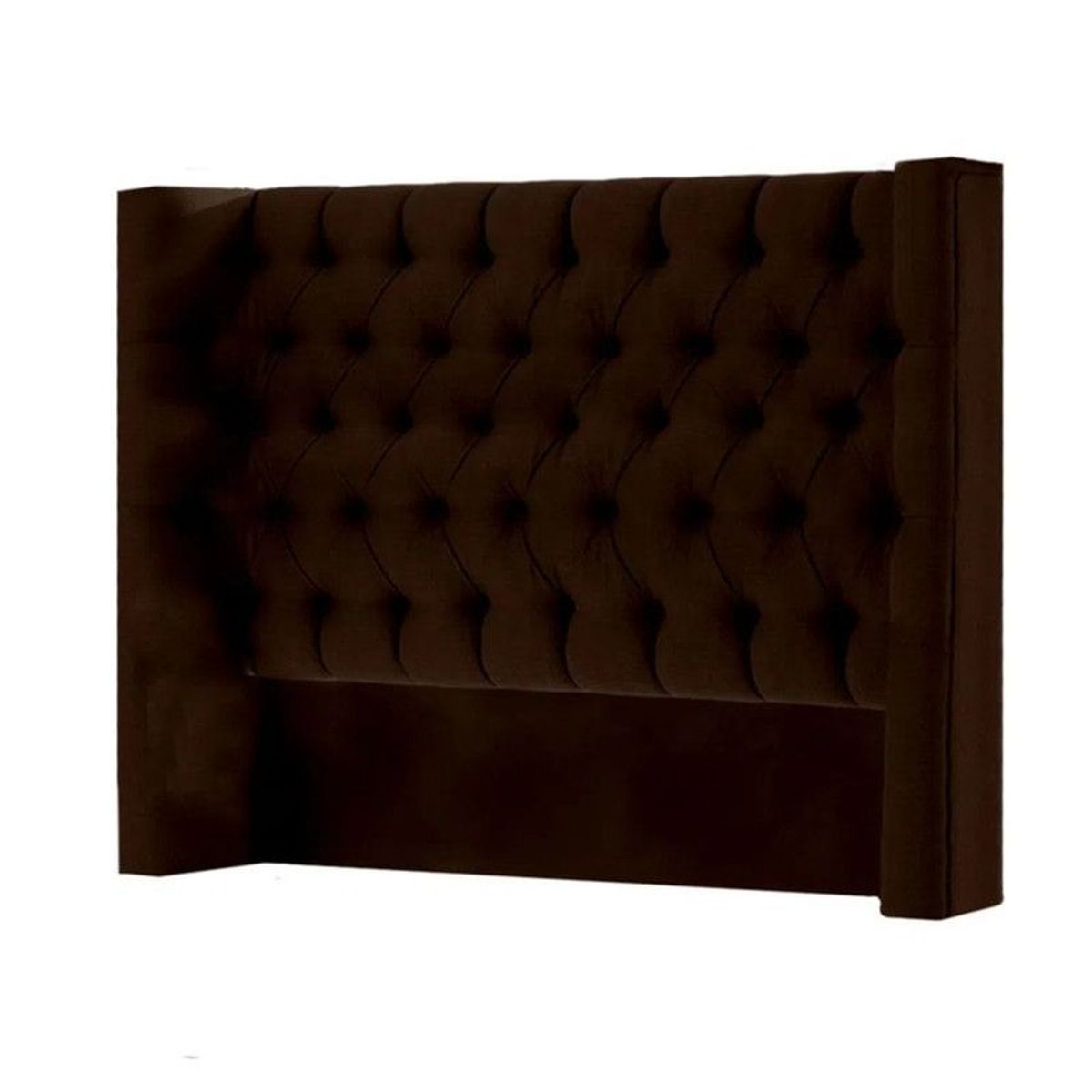 MAVISAC - Cabecera Knightsbridge Mavisac Plaza Queen Color Chocolate - Tela