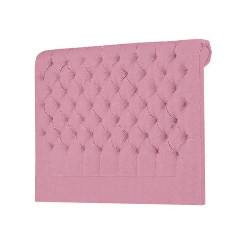 MAVISAC - Cabecera Linen Mavisac Plaza King Color Rosado - Tela