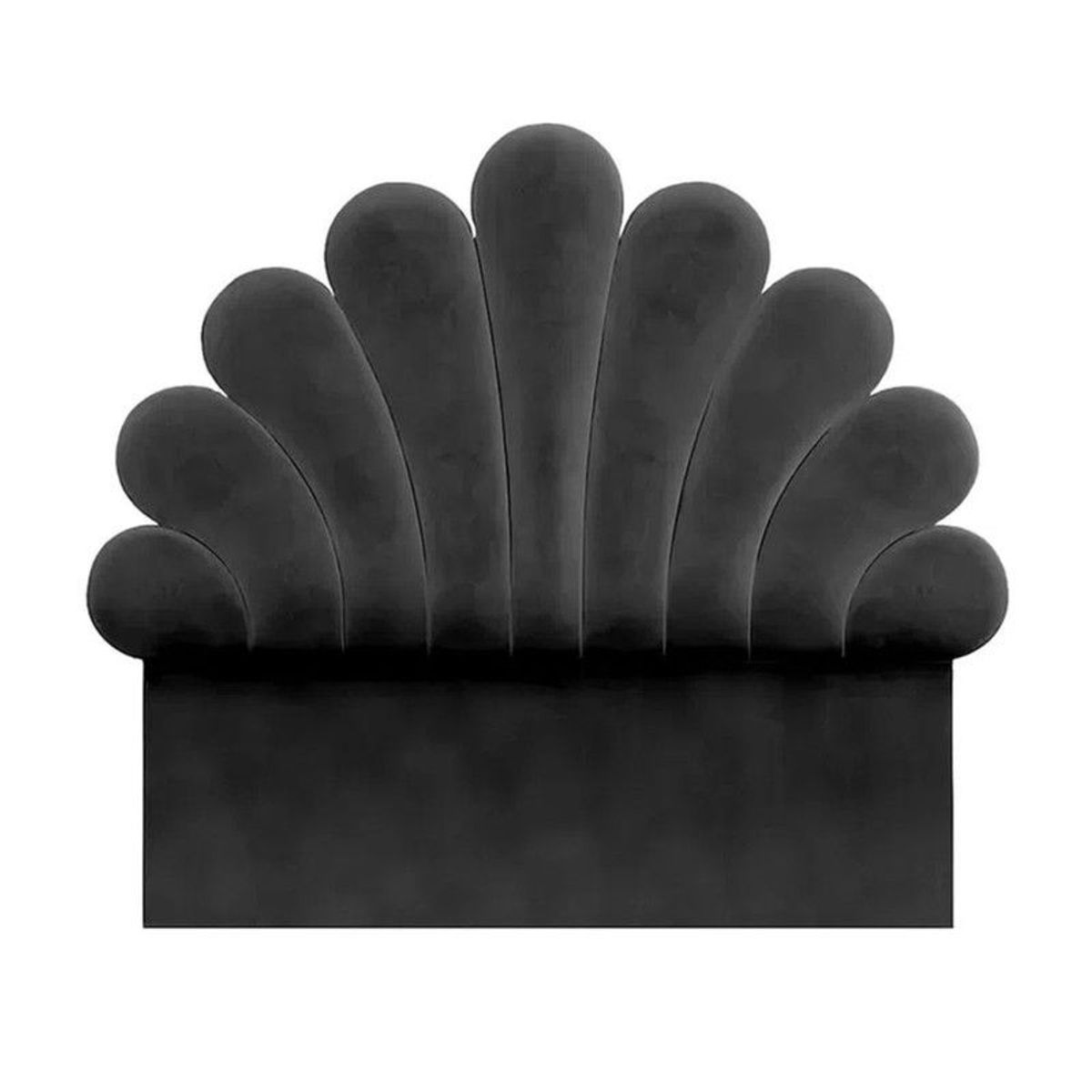 MAVISAC - Cabecera Emily Mavisac Plaza Queen Color Gris - Tela