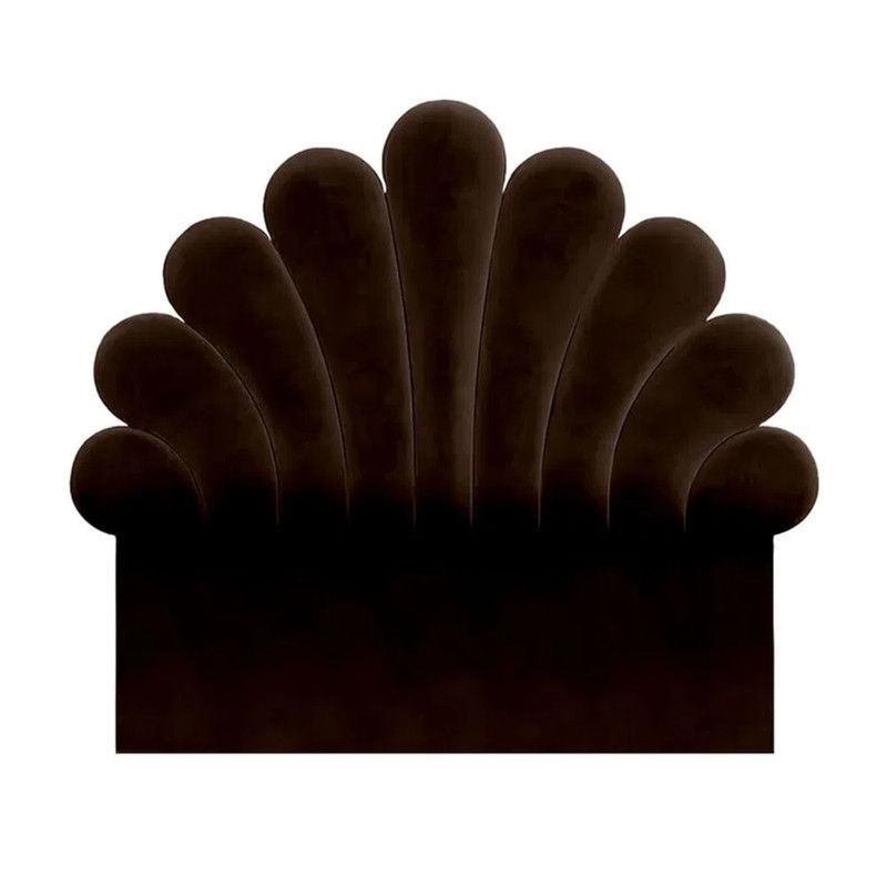 MAVISAC - Cabecera Emily Mavisac Plaza King Color Chocolate - Tela
